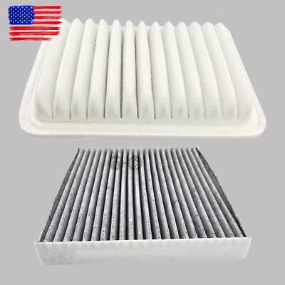 Engine + Carbon Cabin Air Filter Set for Toyota Corolla Im Matrix Yaris Scion xD - Image 1 of 4