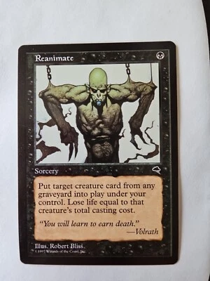 Reanimate Tempest  1997 Regular Uncommon MtG Magic the Gathering NM - Image 1 of 4