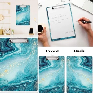 Clipboard, Fashion Design Letter Size Wooden Clipboards for Students, Women, Man - Picture 1 of 5