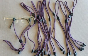12x Adjustable Eyeglass Glasses Sunglasses Neck Cord Strap String Lanyard - Picture 1 of 5