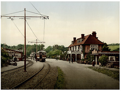 Isle Of Man, Groudle Glen. Hotel And Tram Station. PZ Vintage Photochromie,  P • 89€