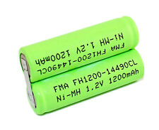 2pcs Ni-mh 2.4v 1800mah Waterpik Water Flosser Battery for Gp130aahe2b1h 2sbt