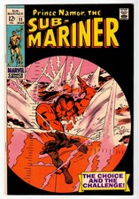 Prince Namor, The SUB-MARINER #11 - NM 1969 Marvel Vintage Comic