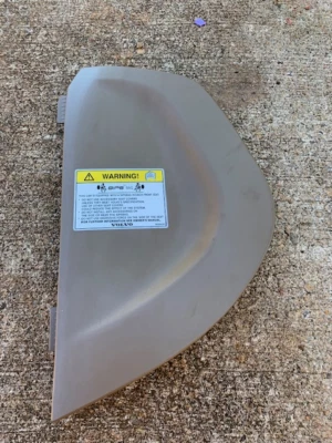 Cubierta de embellecedor del tablero del conductor izquierdo Volvo S60 2000-2004 09164898 ~ marrón Foto 1 de 3