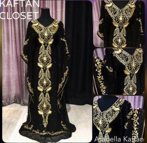 SALE New Moroccan Dubai Kaftans Farasha Abaya African Plus Size Gown Dresses 224 - Picture 1 of 4