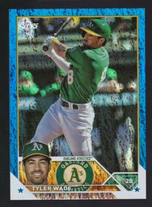 Serie de actualización Topps 2023 #US167 TYLER WADE Oakland/999 placa de aluminio azul paralelo - Imagen 1 de 3