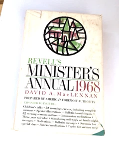 Revell's Minister's Annual 1968 David Alexander MacLennan HCDJ Fleming H Revell - Bild 1 von 3