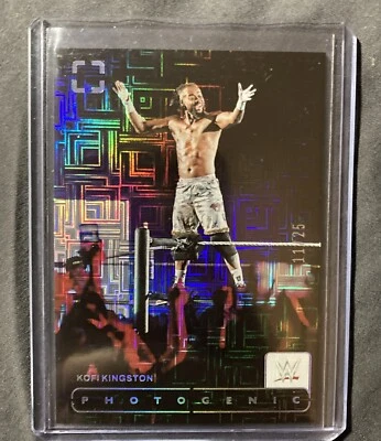 Kofi Kingston /25 Maze Prizm 2024 Panini Photogenic WWE #130 - Image 1 of 3