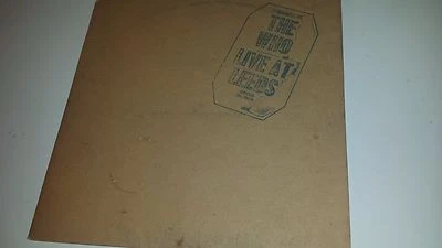 THE WHO - LIVE AT THE LEEDS  DECCA 712421 WHITE LABEL RECORDED ENGLAND LP VINYL  - Image 1 of 4