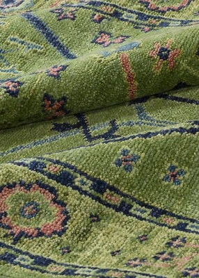 Green Oushak Hand Knotted 4x6, 5x8, 6x9, 8x10, 9x12, 10x14, 12x15 Wool Area Rug - Image 1 of 3