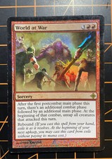 MTG World at War Rise of the Eldrazi Foil Damaged Warped *read* Rare