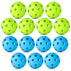 14 Pack Baseball Practice Baseballs Plastic Hollow Soft Balls for Hitting Bas... - Picture 1 of 7
