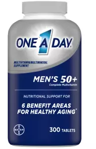 One A Day Men's 50+ Healthy Advantage Multivitamin, 300 Tablets - Picture 1 of 4