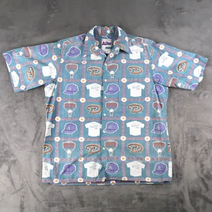 Reyn Spooner Arizona Diamondbacks Baseball Hawaiian Shirt Size L Large - Picture 1 of 9