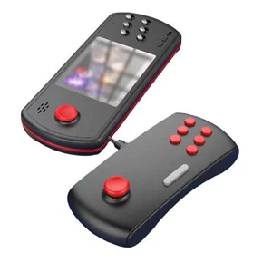 Black with gamepad 3.5 Inch Screen Classic Gaming Console Small Rechargeable - Picture 1 of 12