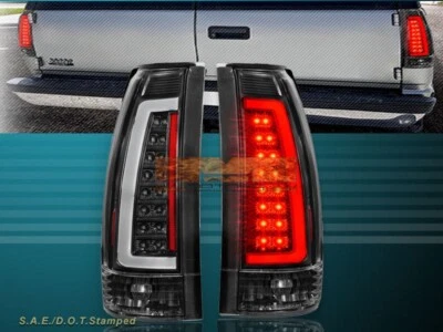 88-98 GMC CHEVY CK TAMAÑO COMPLETO 92-99 TAHOE SUBURBAN YUKON LUCES TRASERAS LED C BAR Foto 1 de 4