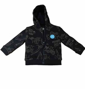 Sudadera con capucha Maximus Rex de felpa con cremallera para niños pequeños talla 2T negra y dorada ¡Nueva! - Imagen 1 de 5