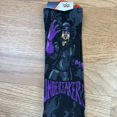 Undertaker WWE Wrestling Rock Em Socks One Size NEW Cover
