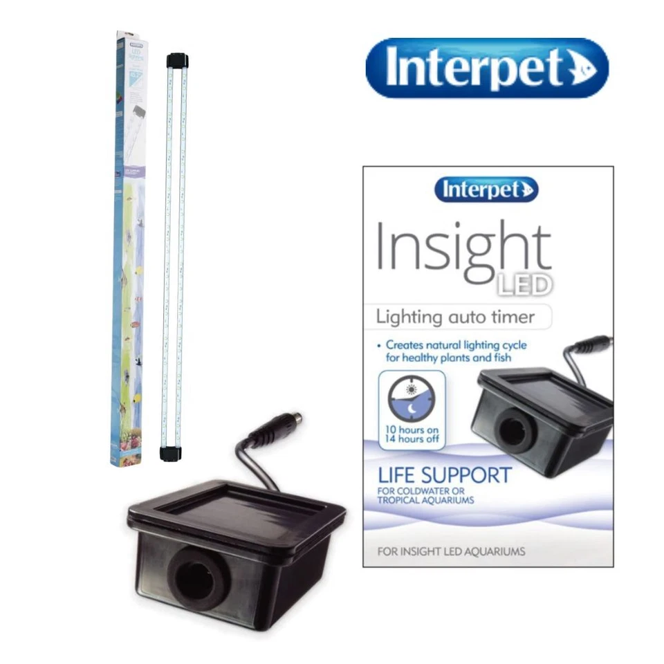Interpet LED Bright White Lighting System with Brackets Aquarium Fish Tank Plant - Image 1 of 4
