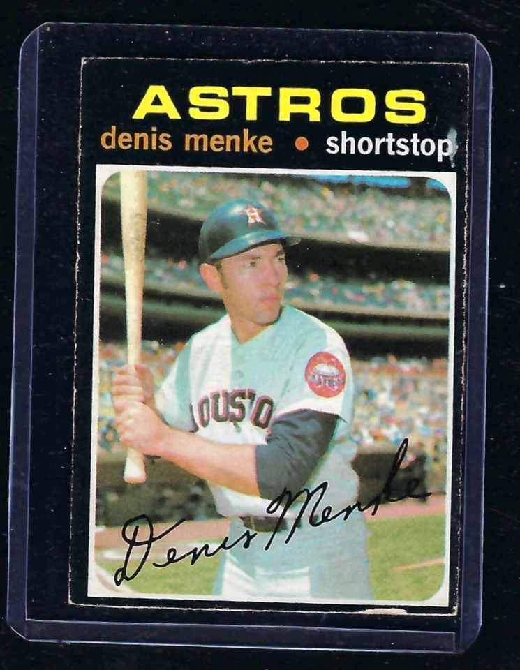 1971 O-Pee-Chee, OPC, #130 Denis Menke, Houston Astros, VG-EX, Rare! - Image 1 of 2