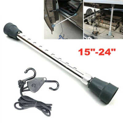 Aluminum Hood Rear Engine Lid Lift Support Shock Strut Arms Prop Rod Fixed 1PCS - Image 1 of 4