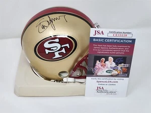 STEVE YOUNG signed 49ERS Mini Helm JSA COA - Bild 1 von 3