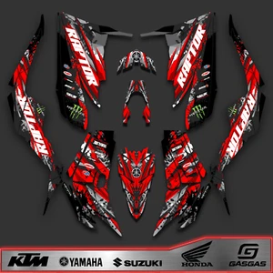 Yamaha Raptor 350 graphics kit 2004-2014 decals stickers atv utv - Picture 1 of 5
