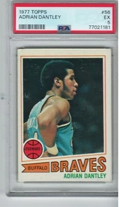 1977 Topps Basketball - #56 - Adrian Dantley - Buffalo - PSA 5 - 1181 - Picture 1 of 2