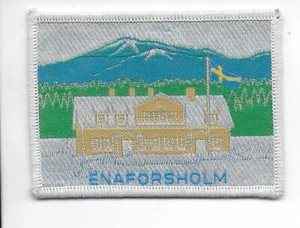 Enaforsholm Mountain Ranch Jämtland Province Duved Sweden Woven Travel Patch - Bild 1 von 1