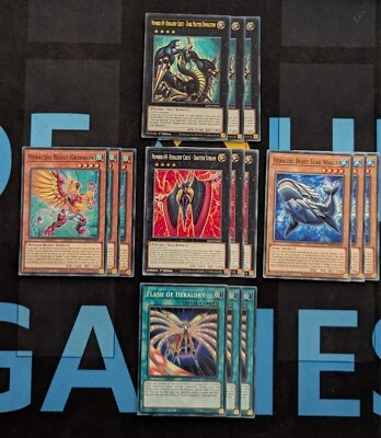 Heraldic Beast Complete Deck Core 15 Cards ALIN Alliance Insight YuGiOh  - Image 1 of 3