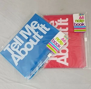 NOTEBOOK TASCHE HANDLICH 50 A6 SCHREIBSEITEN WEICH WASSERDICHT ABDECKUNG REISSVERSCHLUSS SCHNELLE NOTIZEN - Bild 1 von 8
