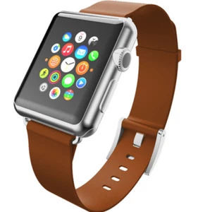 Incipio Premium Leather Band for Apple Watch 38mm Chestnut Brown - Picture 1 of 9