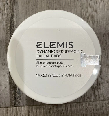 ELEMIS DYNAMIC RESURFACING FACIAL PADS - TRAVEL Size / 14 Pads / Sealed - Image 1 of 4