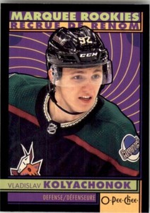 22-23 O-Pee-Chee Retro Black Border Rookies #550 Vladislav Kolyachonok /100