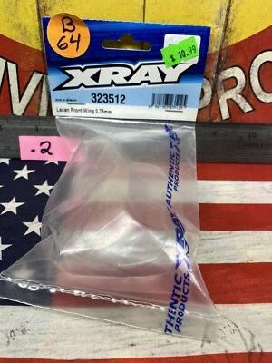XRAY 323512 LEXAN Front Wing, 0.75mm for: XB2  New USA Shipped - Image 1 of 4