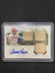 2014 TOPPS MUSEUM JOHNNY BENCH PATCH AUTO REDS HOF #’d /25
