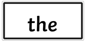 100 High Frequency Words. Cut & Laminated. Education. Primary. Early Years. - Picture 1 of 3
