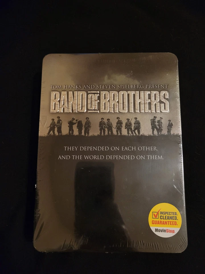 Band of Brothers (DVD, 2002, 6-Disc Set Tin Box Case) Tom Hanks Steven Spielberg - Image 1 of 1