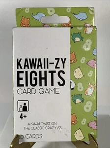 Kawaii-zy Eights Card Game Spin on Crazy 8s Eights NIB - Picture 1 of 4
