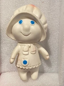 Mrs. Pillsbury Dough Girl Poppie 1972 figura suave fresca 5,5" *usado/desgastado* d2 - Imagen 1 de 8