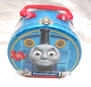 6" THOMAS the TRAIN & Friends Night Carnival 35 Piece Puzzle Metal Case Tin-New! - Picture 1 of 3