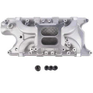 Aluminum Dual Plane Style Intake Manifold for Ford Small Block Windsor SBF V8 28 - Picture 1 of 8