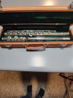 Flauta Heimer vintage n.º s2786 con estuche rígido para piezas o reparación Foto 1 de 4