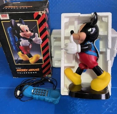 Disney Mickey Mouse BT Tyco Novelty Telephone Backpack with original box - Image 1 of 4