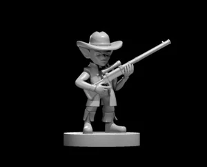 Goblin Gunslinger With Long Rifle for D&D Dungeons and Dragons Pathfinder DND - Bild 1 von 1