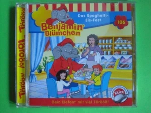 Benjamin Blümchen Folge 106: Das Spaghetti Eis Fest (CD) dein Elefant mit viel T - Bild 1 von 3