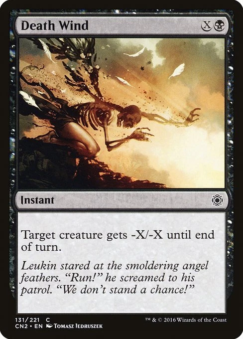 DEATH WIND x4 mtg NM-M Conspiracy: Take The Crown 4 Common - Image 1 of 1