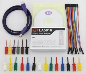 LA5016 USB Logic Analyzer 16 Kanal 500M Abtastrate PWM Ausgang - Bild 1 von 18
