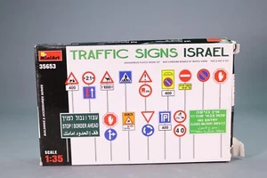 LP611 MINIART 35653 Maquette 1/35 Traffic signs Israel Signalisation routière - Imagen 1 de 6