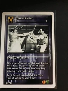 Promo LOCKED BLADES Highlander CCG TCG 2nd Edition 2E Undodgeable - Picture 1 of 2